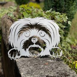 Shih Tzu Dog Breed Steel Wall Art, Garden Decoration, Gifts, Free Delivery UK Mainland - thumbnail 3