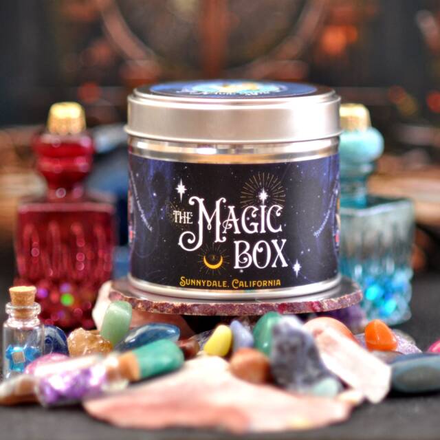 Magic Box Scented 8Oz, 220Ml Handmade Soy Wax Candle, Inspired By Buffy The Vampire Slayer - image 1
