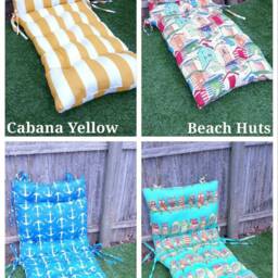 "Outdoor Seat Cushion 72""L X 21" - thumbnail 2