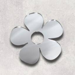 Daisy Flower Acrylic Mirror Wall Art - Custom Sizes, Shapes & Colours - thumbnail 3