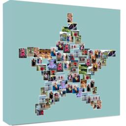 star Photo Collage Canvas Personalized Family Art - thumbnail 2