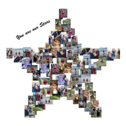 star Photo Collage Canvas Personalized Family Art - thumbnail 3