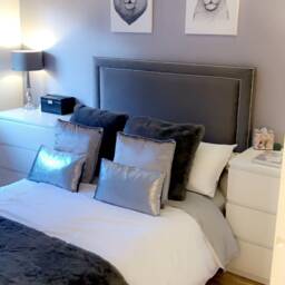 Regent Upholstered Headboard Available in Various Sizes & Fabrics - thumbnail 3