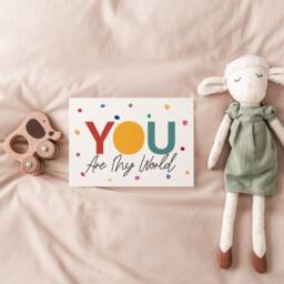 Girls Nursery Prints, Rainbow Wall Art, Bedroom You Are Loved Print, Quotes, Home, Colourful Art - thumbnail 3