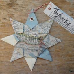Nepal, Bangladesh, Origami Map Ornament, Home Decor, Wall Art, Road Map, Vacation, Christmas, Holiday, Wedding, Graduation, Moving, Gift - thumbnail 2