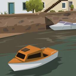 Lower Largo Viaduct & Harbour Travel Poster - Fife Coastal Art Scotland - thumbnail 3