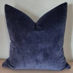Linwood Omega Prints Heat Of The Night Indigo & Velvet Cushion Cover 40x40 cm - thumbnail 3