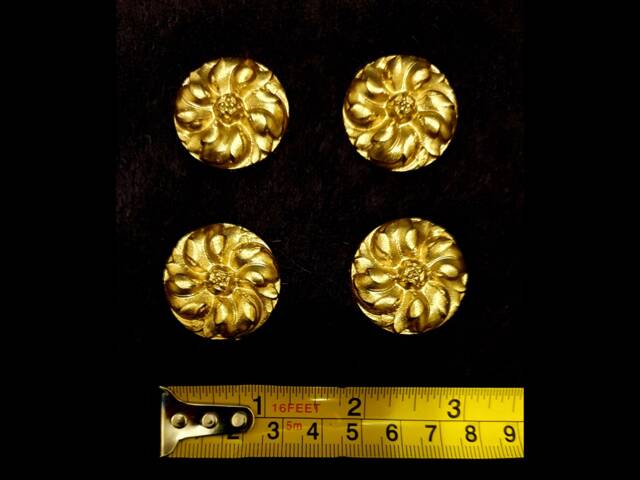 4 Gilt Gold Or White French Style Decorative Wall Furniture Moulding Pediment Plastic Decoration - image 1