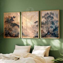 Japanese Set Of 3 Posters, Prints, Botanical Decor, Floral Wall Art, Katsushika Hokusai Oriental Gift - thumbnail 3