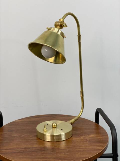 Catan Modern Table Lamp Adjustable Single Bulb 5 in Shade with Push Button Mid Century - image 1