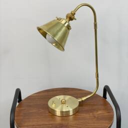 Catan Modern Table Lamp Adjustable Single Bulb 5 in Shade with Push Button Mid Century - thumbnail 3