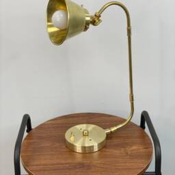 Catan Modern Table Lamp Adjustable Single Bulb 5 in Shade with Push Button Mid Century - thumbnail 4