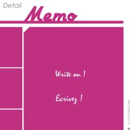 Chalkboard Monthly Wall Calendar Decal With Memo - thumbnail 3
