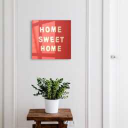 Home Heat Key Cabinet For Home, Red Industrial Box, Typographic Texts, Lovers Of Typography & Cozy Interiors