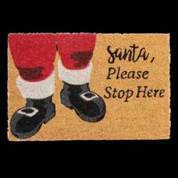 Personalised Doormat, Santa Stop Here, Xmas, Christmas Mat - thumbnail 3