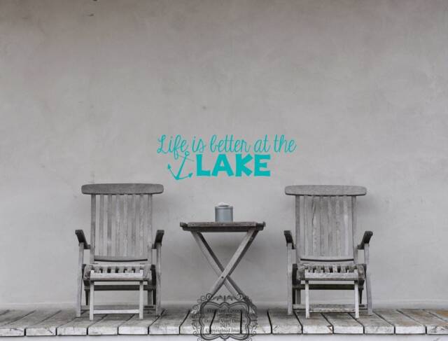 Life Is Better At The Lake Wall Decal - image 1