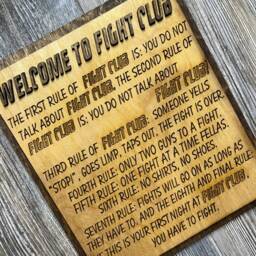 Rules Of Fight Club - Wall Art - thumbnail 3