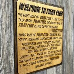 Rules Of Fight Club - Wall Art - thumbnail 2