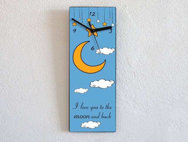 I Love You To The Moon & Back - Wall Clock - image 1