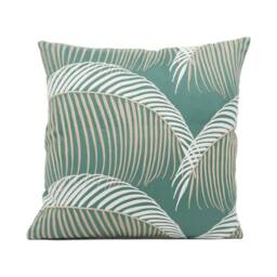 Sanderson - Manila Embroidery Eucalyptus Handmade Cushion Cover Stunning Throw Pillow Designer Home Decor - thumbnail 2