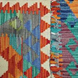 Kilim Rug Multicolour, Handmade Artisan Afghan Turkish Scandinavian Navajo Bohemian Flatweave Wool Multicolour 124x81 cm - thumbnail 3