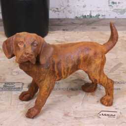Rusty Dog Garden Ornament 32cm - thumbnail 3