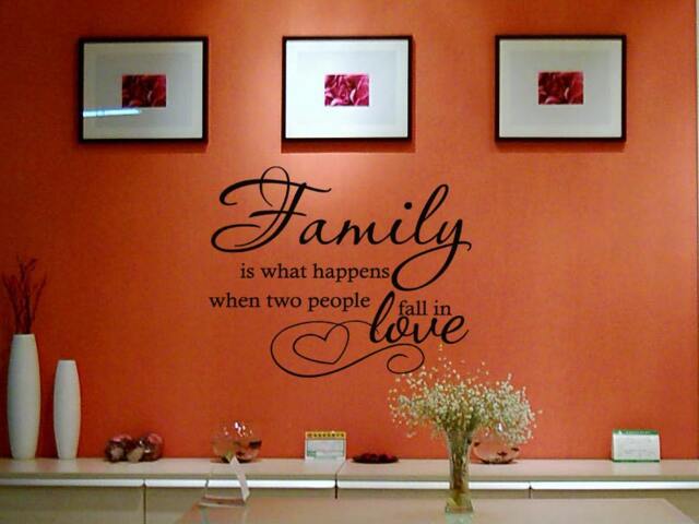 Family Quote Wall Decal Modern Vinyl Art Sticker - image 1