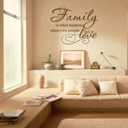 Family Quote Wall Decal Modern Vinyl Art Sticker - thumbnail 2