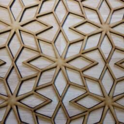 Arabic Geometric Laser-Cut Panel Radiator Cover, Wall Art 0108 - thumbnail 3