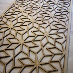 Arabic Geometric Laser-Cut Panel Radiator Cover, Wall Art 0108 - thumbnail 2
