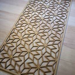 Arabic Geometric Laser-Cut Panel Radiator Cover, Wall Art 0108