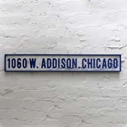 Wrigley Field Sign Addison Street Chicago Cubs Art 1060 W Baseball Wall Decor Blues Brothers Gift - thumbnail 2