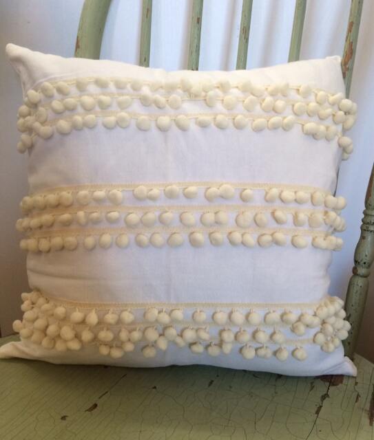 stwx1 Vintage Pom Pillow Cover - image 1