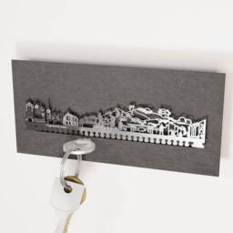 Chur Souvenir Gift Tube - Beautifully Crafted City Skyline Silhouette Ideal Memento For Fans Stylish & Unique Home Decor - thumbnail 2