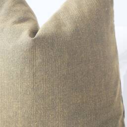 Green Yellow Tribal Hemp Hand Woven Natural Dye Color Hmong Lumbar Pillow Cover - thumbnail 3