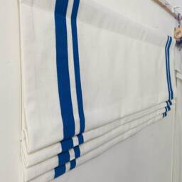 85 Colors, Faux - Fake Flat Roman Shade Valance With Trim, Window Treatment, Custom Faux Shade, Cafe Curtains, Covering - thumbnail 3