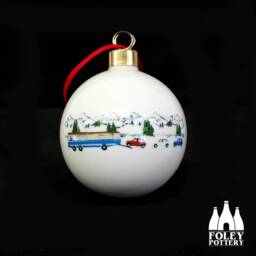 C Italian Job - Hiding Minis Illustrated Fine Bone China Bauble - thumbnail 2