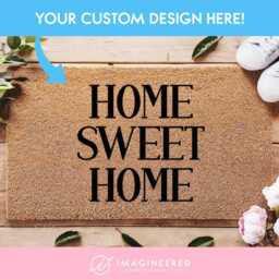 Custom Doormat - Personalised Customised Door Mat Rug Home Decor Porch Housewarming Welcome - thumbnail 1