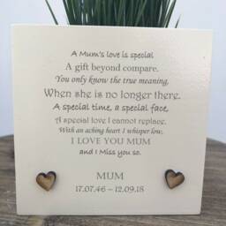 Memorial Mum Mam Mom Mummy Flower/Plant Pot Personalised Bereavement in Memory Of A Loved One ~ Mother Dad Nana Grandad Aunt Or Any Name - thumbnail 2
