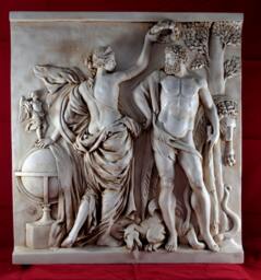 Hercules Aphrodite & Nike Wall Relief, Greek Parthenon New Mythology - thumbnail 1