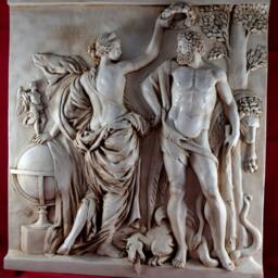 Hercules Aphrodite & Nike Wall Relief, Greek Parthenon New Mythology - thumbnail 3