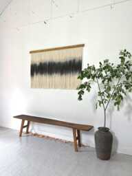 Minimal Wall Hanging, Modern Decor, Tapestry For An Industrial Home, Minimalist Soft Art