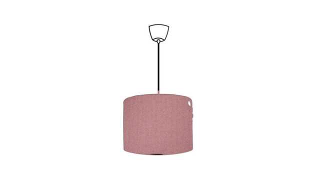 Braemar Cassis Tweed Lampshade, Handmade Fabric Lamp Shade, Drum Oval Empire Or Candle Clip, Ceiling Pendant Table - image 1