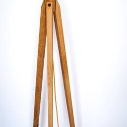 Tripod Floor Lamp Retro 60S-70S Design Wood - thumbnail 3