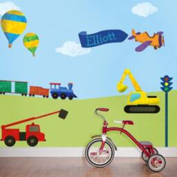 Personalized Rocket Growth Chart Wall Sticker Decal - thumbnail 2