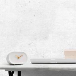 Modern Ceramic Shelf Clock , Home Office Decor - thumbnail 4