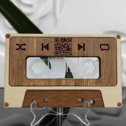 Mixtape With Apple Music & Spotify Qr Code Personal Gift For Music Lovers - thumbnail 2