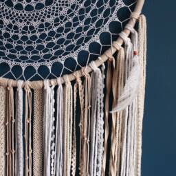 Large Dreamcatcher, Dream Catcher Wall Hanging, Nursery Dreamcatcher - thumbnail 4