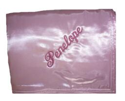 Fleece Filled Satin Baby Blanket - Embroidered & Personalized With Child's Name Or Monogram
