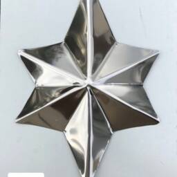 Copper Star Christmas Tree Topper - Rustic Metal For Holiday Decor, Farmhouse Decoration, Handmade - thumbnail 4
